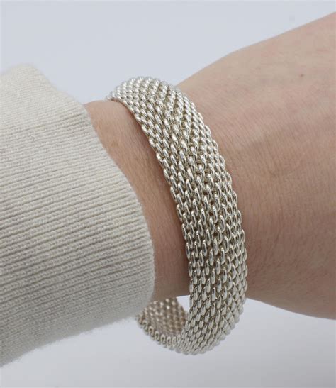 tiffany somerset bracelet replica|tiffany somerset mesh bracelet.